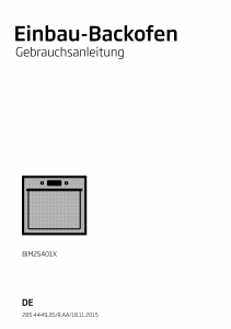 Bedienungsanleitung BEKO BIM 25401 X Backofen