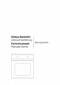 Manuale BEKO BIM 25800 XMS Forno