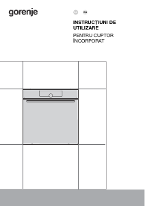 Manual Gorenje BOSX6747A01BG Cuptor