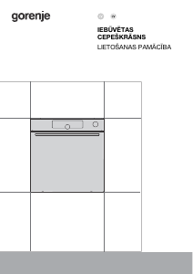 Rokasgrāmata Gorenje BSA6747A04X Cepeškrāsns