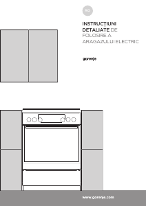 Manual Gorenje ECS6350XC Aragaz