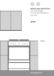Priručnik Gorenje G6111WJ Raspon
