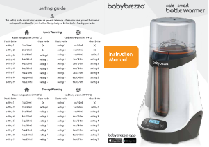 Manual Baby Brezza BRZ00139 Safe+Smart Bottle Warmer