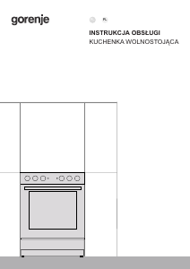 Instrukcja Gorenje GEC5A10WG Kuchnia