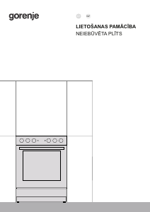 Rokasgrāmata Gorenje GEC5A21WG-B Kombinētā plīts