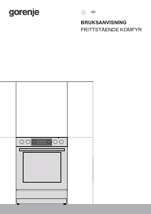 Bruksanvisning Gorenje GEC5C61WPB Komfyr