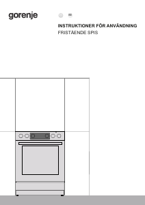 Bruksanvisning Gorenje GEC5C61WPB Spis