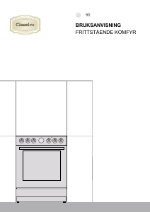 Bruksanvisning Gorenje GECS6B70CLB Komfyr