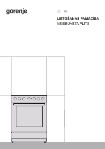 Rokasgrāmata Gorenje GK5B41WH Kombinētā plīts