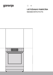 Rokasgrāmata Gorenje GK5C41SH Kombinētā plīts