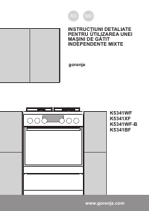 Manual Gorenje K5341WF Aragaz