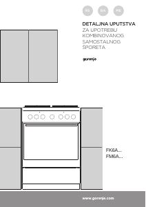 Priručnik Gorenje K6121WG Raspon