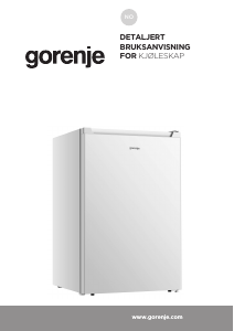 Bruksanvisning Gorenje R39FPW4 Kjøleskap