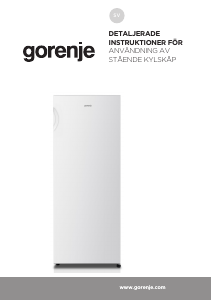 Bruksanvisning Gorenje R4142PW Kylskåp