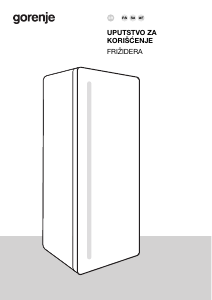 Priručnik Gorenje R619EAXL6 Hladnjak