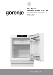 Handleiding Gorenje RBIU609FA1 Koelkast