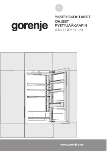 Käyttöohje Gorenje RI412EE1 Jääkaappi