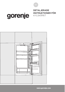 Bruksanvisning Gorenje RI412EE1 Kylskåp
