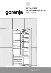 Brugsanvisning Gorenje RI418EE0 Køleskab