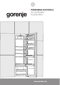 Priročnik Gorenje RI418EE0 Hladilnik