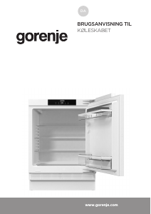 Brugsanvisning Gorenje RIU609EA1 Køleskab