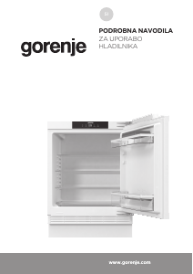 Priročnik Gorenje RIU609EA1 Hladilnik