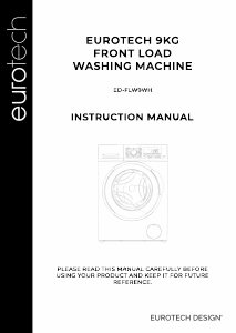 Manual Eurotech ED-FLW9WH Washing Machine