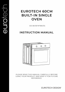 Manual Eurotech ED-BIO5FMTBK2 Oven