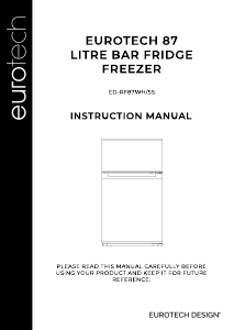Manual Eurotech ED-RF87WH Fridge-Freezer