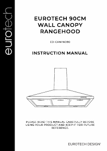 Handleiding Eurotech ED-CAMINO90 Afzuigkap