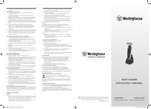 Manual de uso Westinghouse WHMS136 Afeitadora