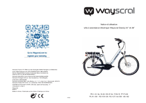 Manual de uso Wayscral Dandy 24 Bicicleta eléctrica