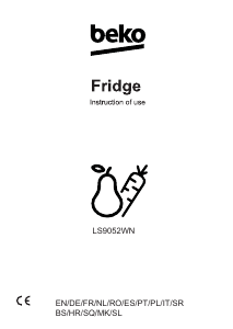 Manual de uso BEKO LS9052WN Refrigerador