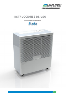 Manual de uso Brune B 260 Humidificador