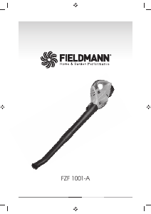 Руководство Fieldmann FZF 1001-A Воздуходувка для уборки листьев