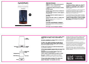 Manual de uso Gadnic DIFU0031 Difusor de aroma
