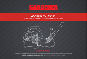 Käyttöohje Gardener ZAA0586 Lehtipuhallin