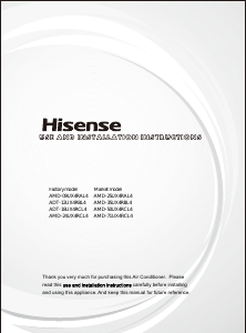 Handleiding Hisense AMD-35UX4RBL4 Airconditioner