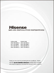 Handleiding Hisense AMD-71UX4RCL4 Airconditioner