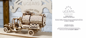 Manual de uso Ugears set 021 Mechanical Models Camión cisterna