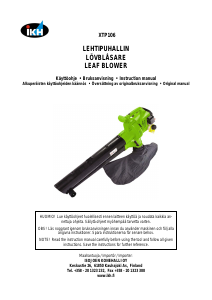 Manual IKH XTP106 Leaf Blower