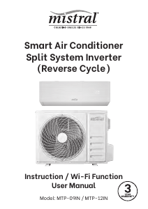 Handleiding Mistral MTP-09IN Airconditioner