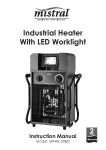 Manual Mistral MIFH0130BDA Heater