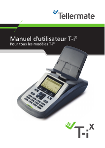 Mode d’emploi Tellermate T-ix Compteuse de billets