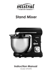 Handleiding Mistral MFM495 Standmixer