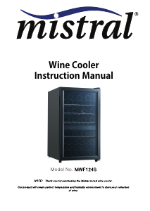 Manual Mistral MWF124S Wine Cabinet