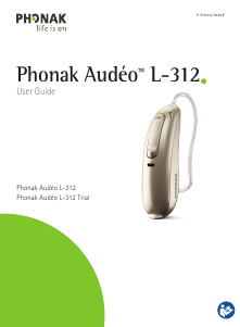 Manual Phonak Audeo L70-312 Hearing Aid