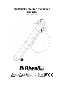 Használati útmutató Riwall REBV 3200e Levélfúvó