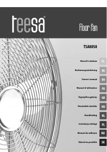 Manual Teesa TSA8058 Fan
