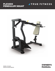 Manual True PLS-1400 Pendulum Squat Multi-gym